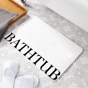 SC TECH Bath Mats for Bathtub Non Slip Suction Cups Shower Mat Non Slip  Adult & Kids Bathroom Bathtub Mat Non Slip 35x16 Non Slip Bathtub Mat PVC  Bath