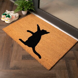 Cat Country Size Doormat - Cat Pattern Doormat - Animal Lover Mat - Cat Owner Gift - Cute Animal Print Doormat - Housewarming Gift