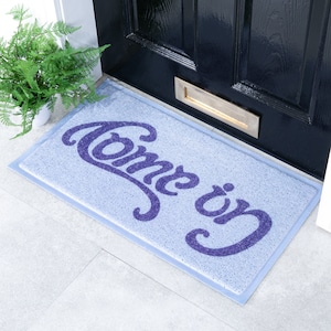 Come In Go Away Mat - Upside Down Doormat - Funny Go Away Doormat - Welcome Mat -Funny Housewarming Gift -Indoor/Outdoor Doormat - 70 x 40cm