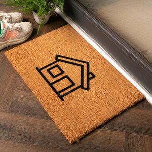 House Doormat -  Front Door Mat - First Home Couple's Gift - Realtor Gift - Housewarming Gift - Outdoor\Indoor Mat - 60cm x 40cm