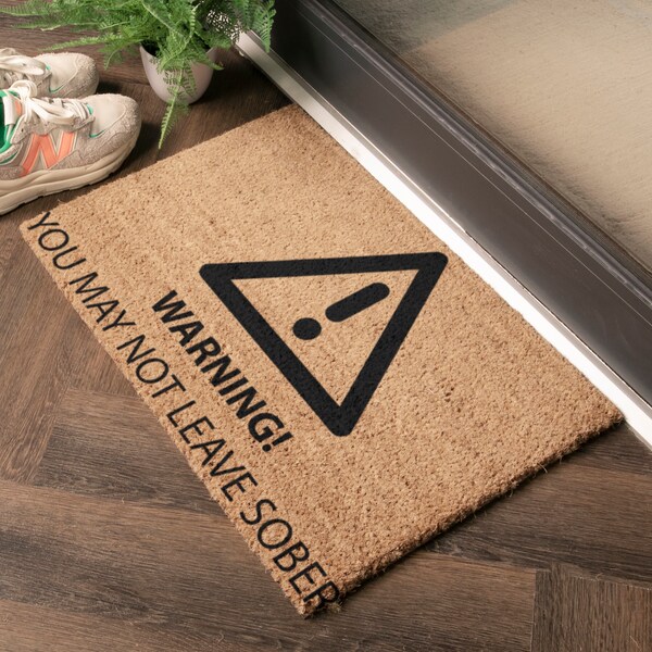 Alcohol Doormat - Etsy