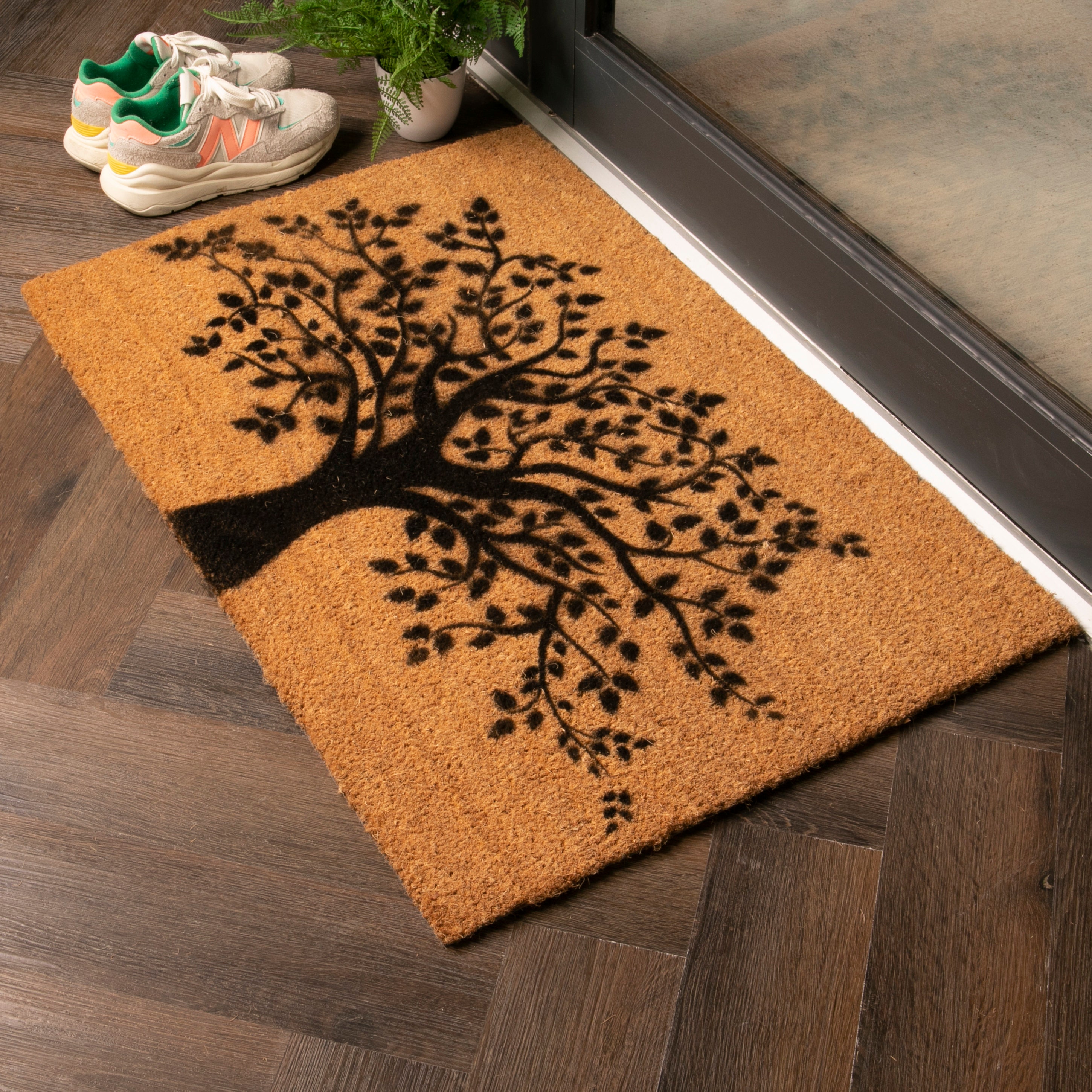 Doormat Personalized Made of Coconut, Dirt Trapping Mat, Housewarming Gift, Door  Mat Indoor 