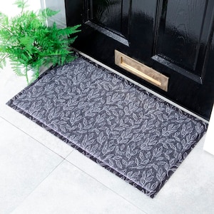 Leaves Doormat - Modern Welcome mat - Housewarming Gift - Contemporary Art Decor - Entryway Decor - Indoor/Outdoor Doormat - 70 x 40cm