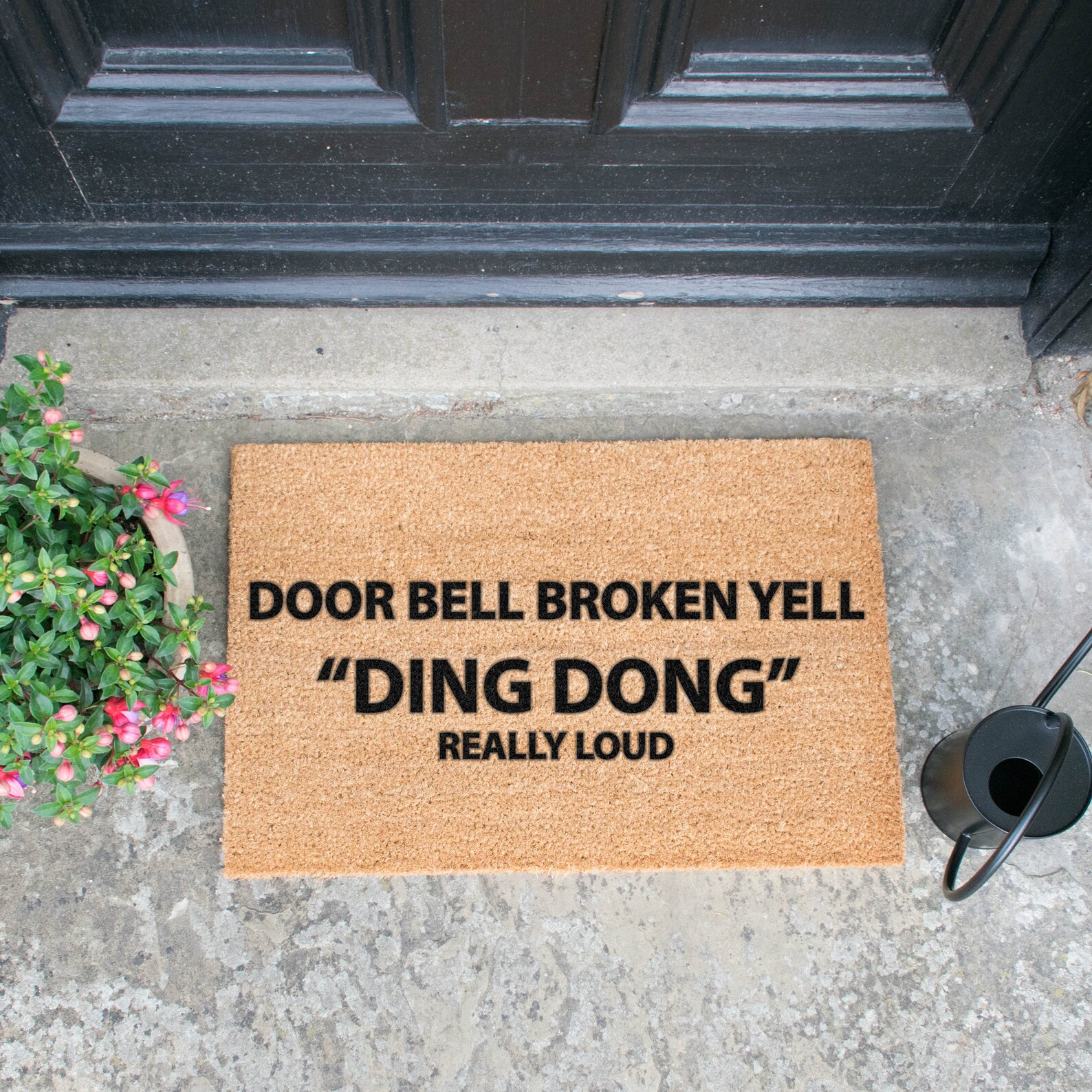 Doorbell Broken funny doormat 60x40cm Novelty Gift Etsy