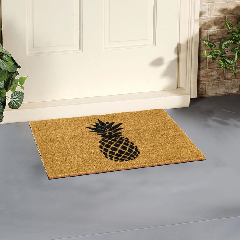 Pineapple Doormat Etsy UK