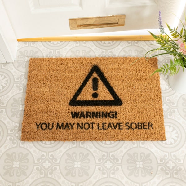 Alcohol Doormat - Etsy