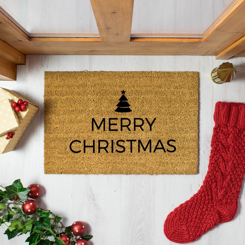 Merry Christmas Doormat 