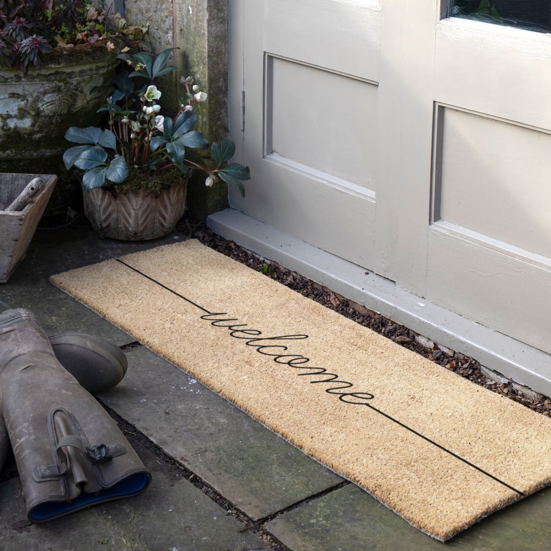 Scribble Doormat Double Door Mat Long Doormat Custom