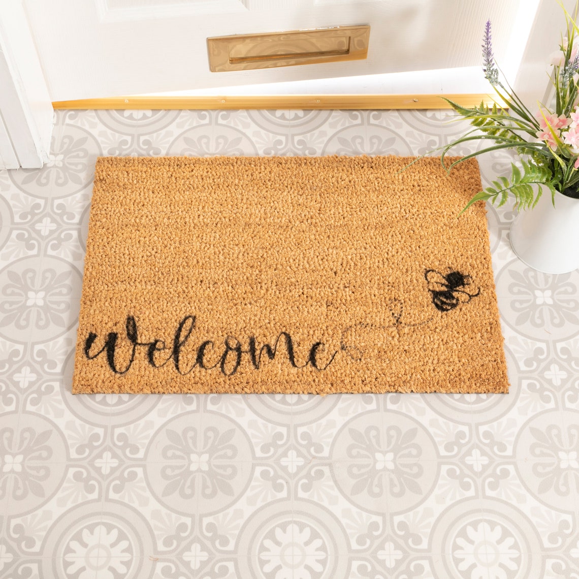 Bee Doormat Etsy