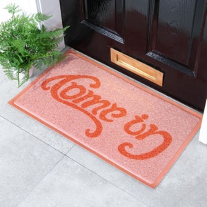 Come in, Go Away - Upside Down Doormat - Go Away Doormat - Welcome Mat - Funny Door Mat - Funny Housewarming Gift - 100% Recycled PVC