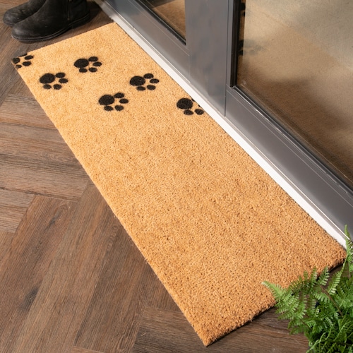 Paw Print Double Door Mat Patio Doormat Etsy