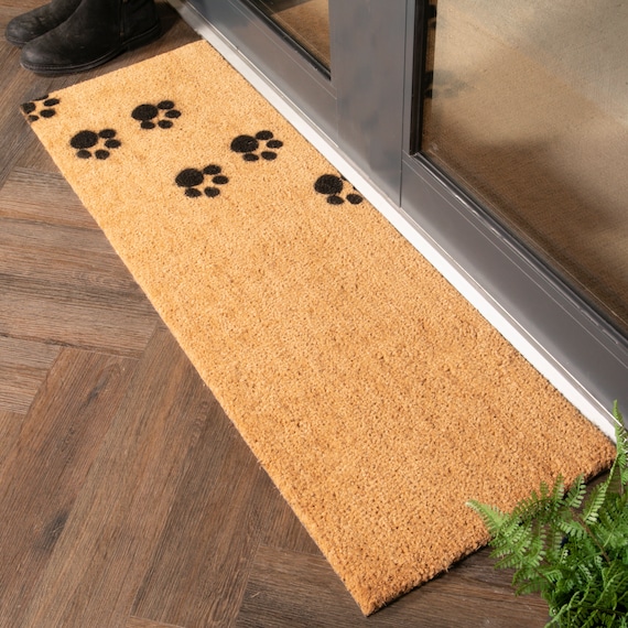 Paw Print Double Door Mat Patio Doormat Pet Paw Print Doormat Dog