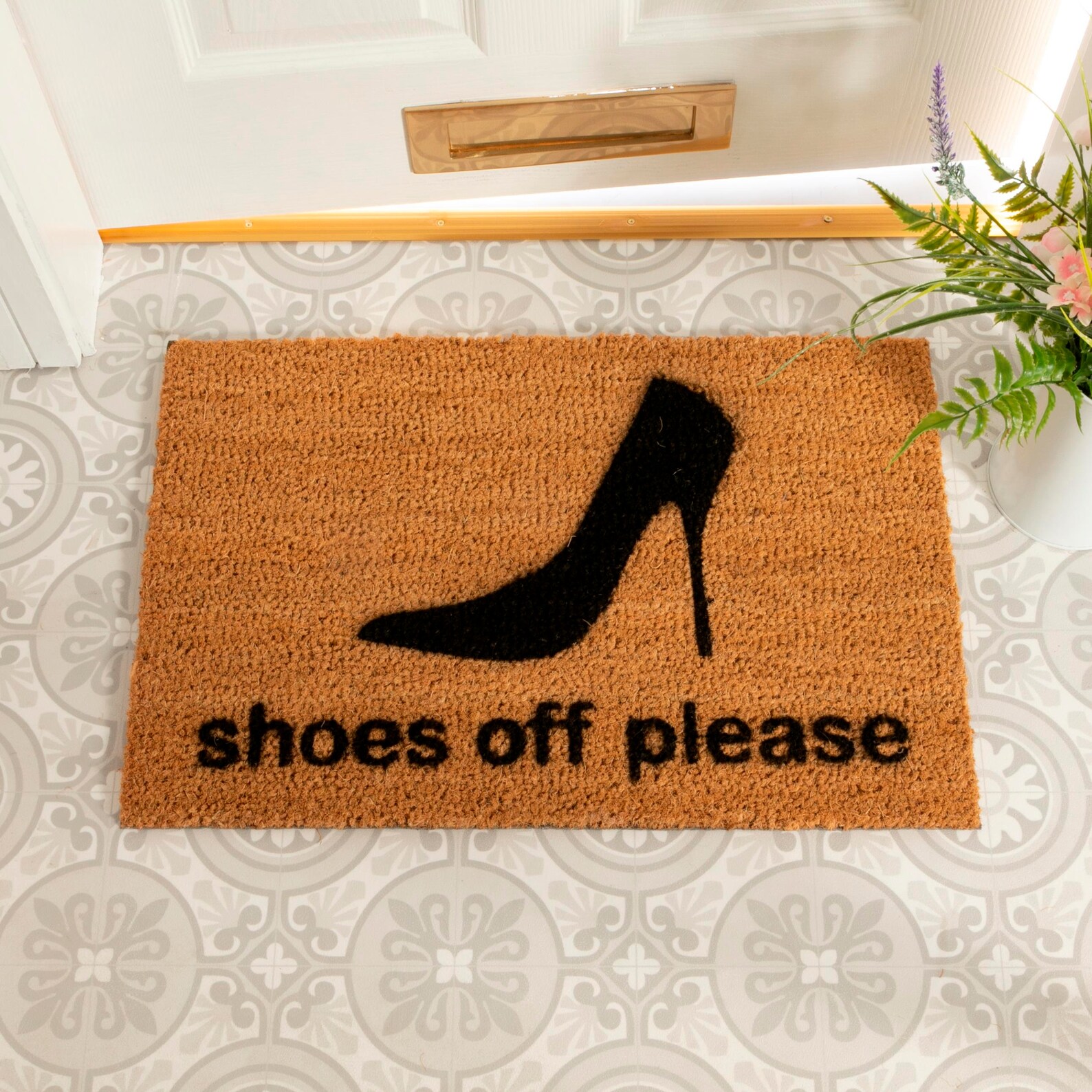 Shoes off Heel Doormat 60x40cm Fun Chic Novelty Doormat Etsy