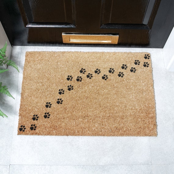 Paw Print Doormat Cat and Dog Paw Print Pet Paw Print Doormat Cute Animal Lover Gift Home Decor 60x40cm Novelty Gift Etsy Canada