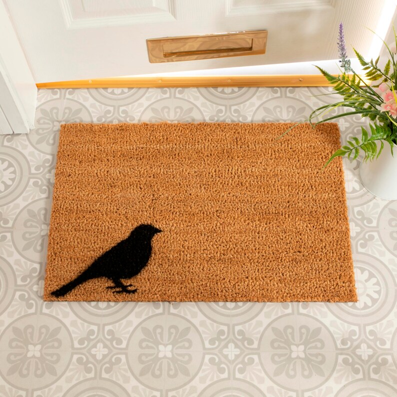 Cute Bird Doormat Etsy