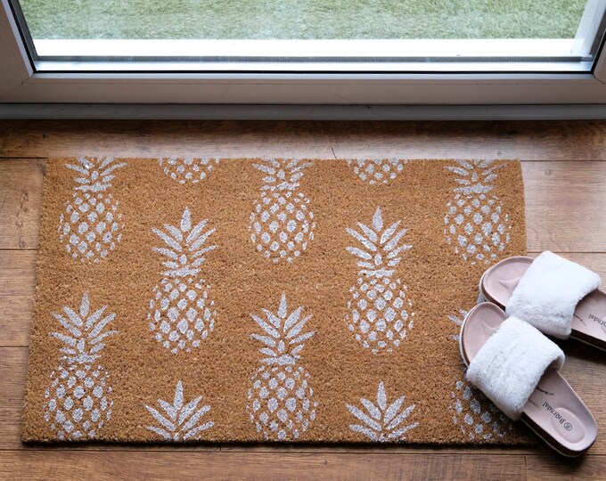 Pineapple Doormat Etsy UK