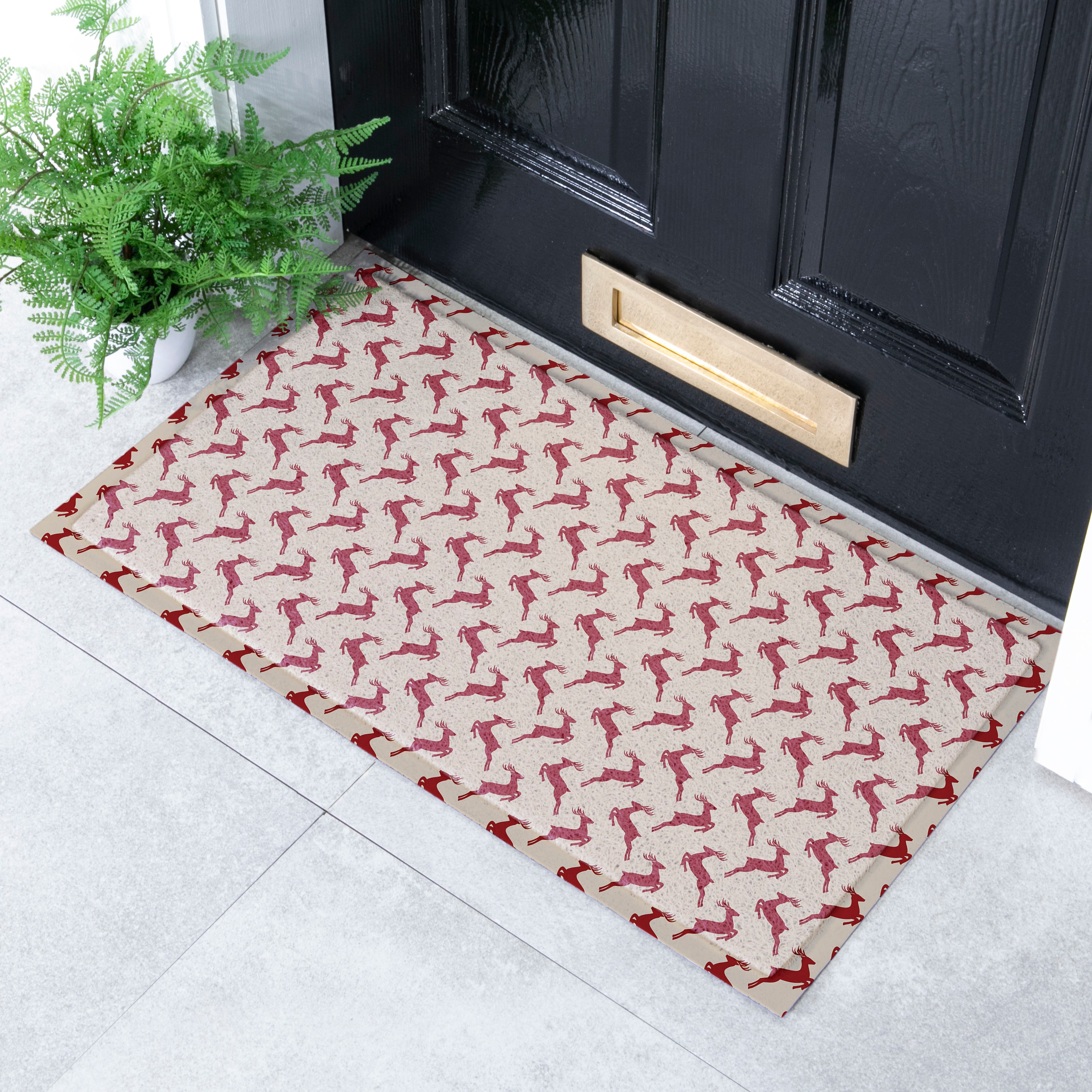 Grey Pheasant Washable Door Mat Fun Country Farmhouse Non Slip