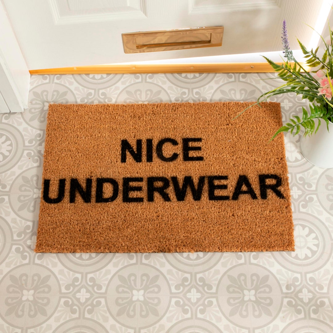 Nice Underwear Doormat Non Slip Door Mat Etsy