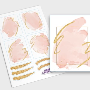 Erin Condren Planner pegatinas, pegatinas funcionales verticales, Erin Condren Full Box Planner pegatinas, rosa Pastel pegatinas, pegatinas estéticas