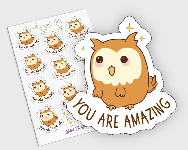 motivational sticker positive stickers for planner cute etsy