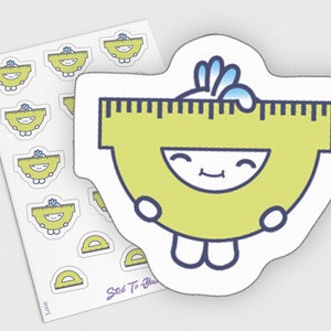 Adesivi per pianificatore scolastico, adesivi per studio carini, adesivi per promemoria test, adesivi per promemoria compiti a casa, adesivi geometria, adesivi per matematica, ECLP