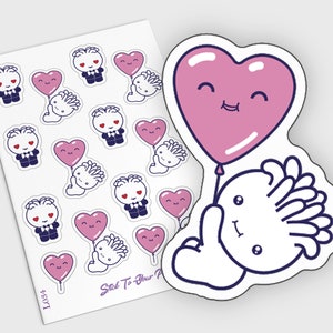 Lindo amor Pegatinas de San Valentín