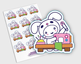 Sewing Planner Stickers, Sew Stickers, Craft Planner Stickers, Sewing Machine Stickers, Kawaii Planner Stickers, Hobby Planner Stickers