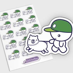 Adesivi Dog Walk Planner, Adesivi per le mais, Cammina il Promemoria del Cane, Adesivi Kawaii Planner, Adesivi Carino Planner, Adesivi diario Promemoria