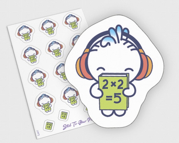 School Planner Stickers Math Stickers Kawaii Planner Etsy