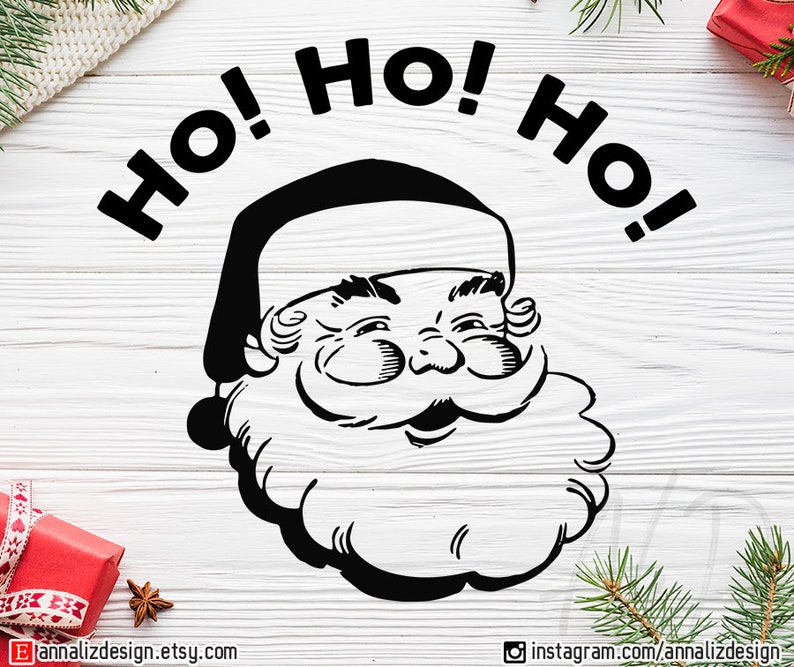 Download Santa Claus Svg Christmas Svg Dxf Santa Face Svg Jpg Santa Vintage Svg Santa Hat Svg Santa Reto Svg Santa Head Svg Ho Ho Ho Svg Collage Craft Supplies Tools