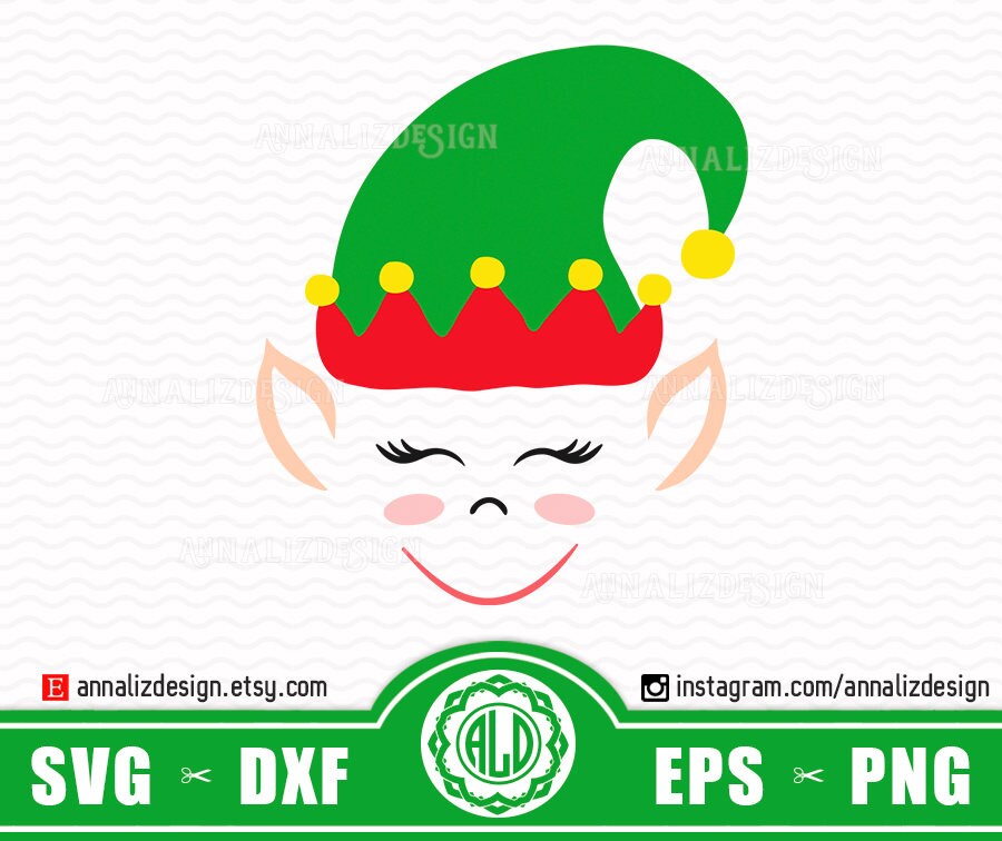 Download Elf face svg Elf svg christmas Christmas svg Boy elf svg | Etsy