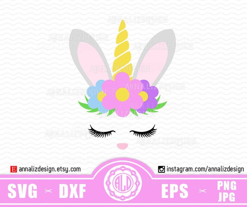 Download Bunny Unicorn svg Easter Bunny svg Easter Unicorn svg | Etsy