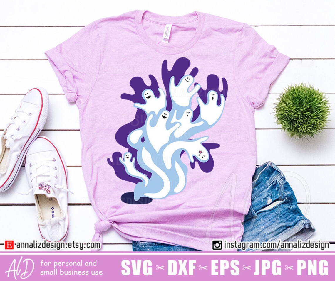 Download Ghouls svg Boo svg Girl ghost svg Boy ghost svg Spooky | Etsy