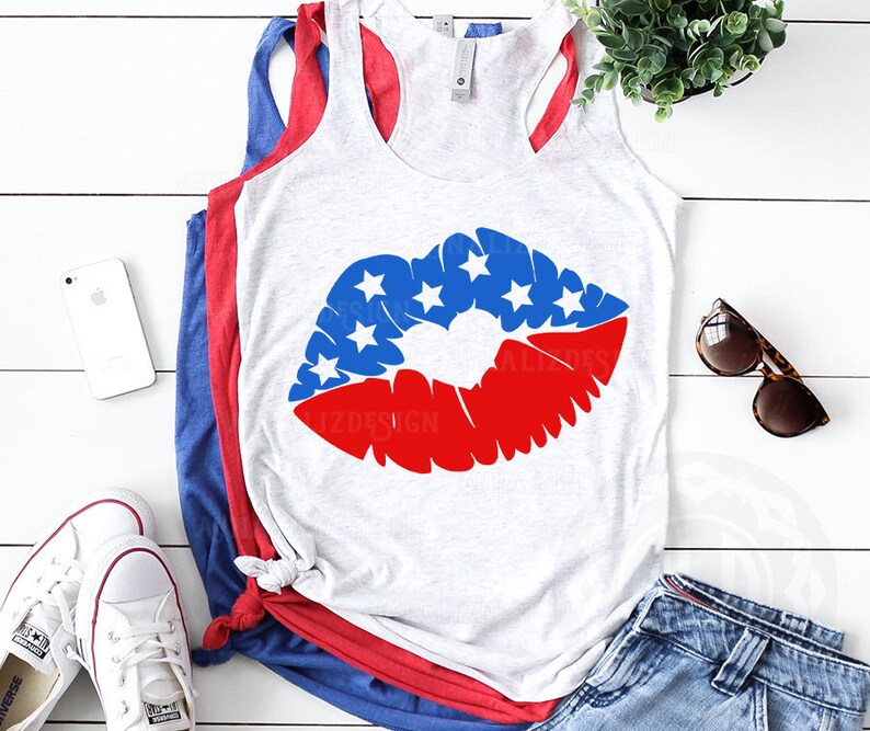 Download Lips american flag svg Merica svg 4th of july svg ...