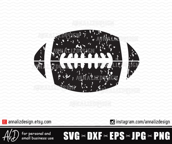 Download Free Distressed Football Svg Grunge Football Svg Football Mom Etsy SVG Cut Files