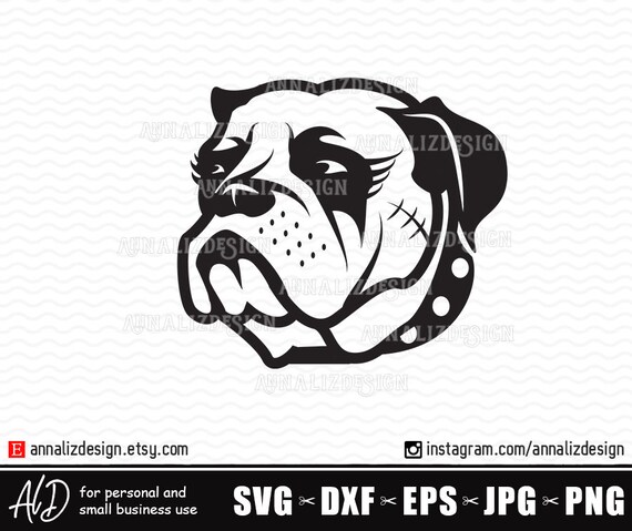 Download Bulldog Face Svg Bulldog Head Svg Bulldog Svg Kids Animals Etsy 3D SVG Files Ideas | SVG, Paper Crafts, SVG File