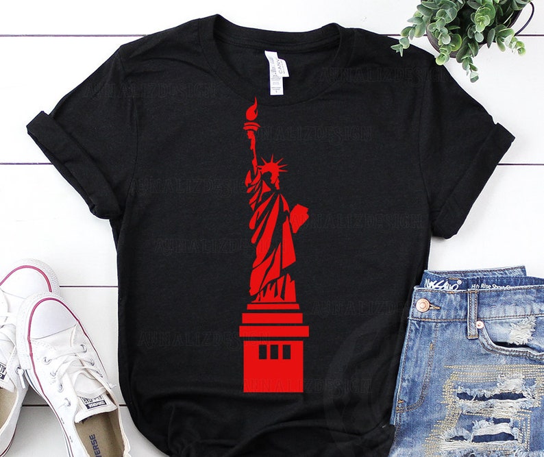 Statue of Liberty Svg New York Svg Freedom svg Patriotic | Etsy