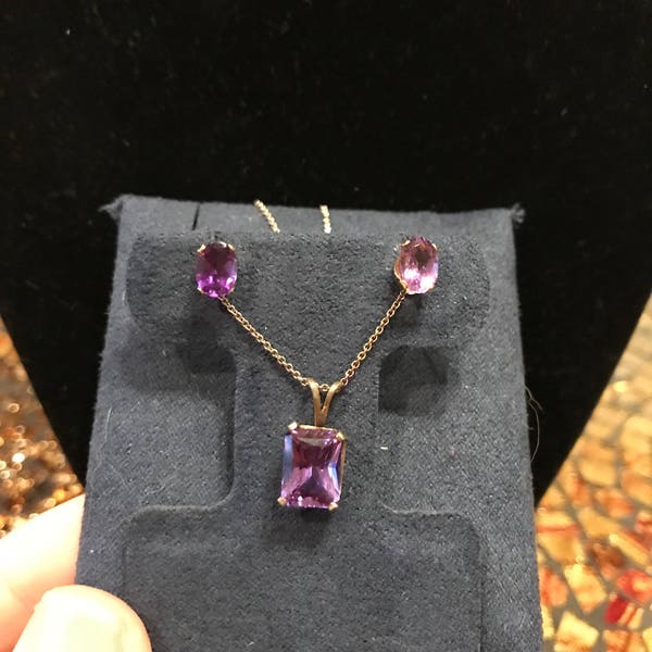 Amethyst set