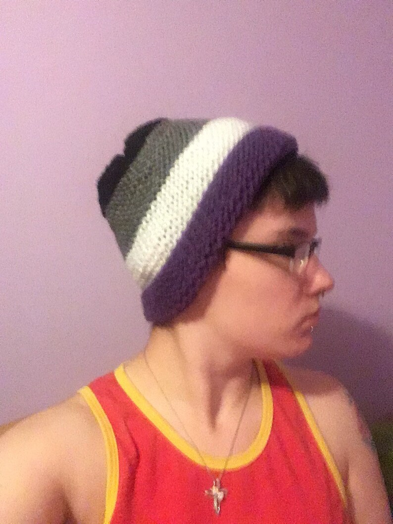 plain+LGBT Hand-Knit Hats