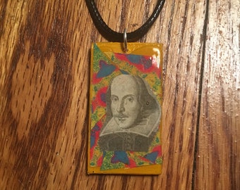 Psychedelic Shakespeare Pendant