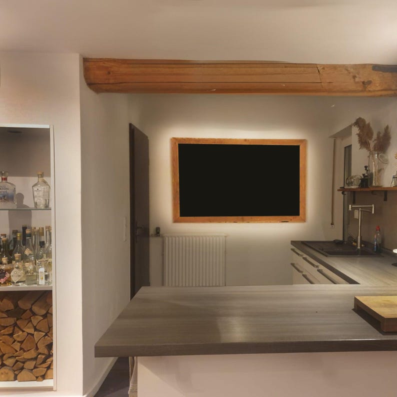 Kreidetafel mit Holzrahmen - Amoligno - Dekorativ & Nützlich