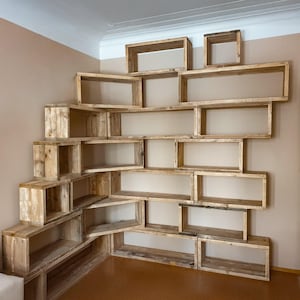 Modulaire stellingkast | Box40 | gemaakt van massief hout