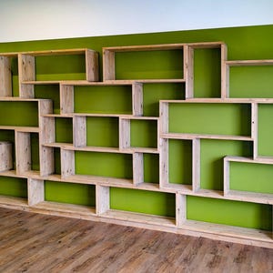 Scaffalatura modulare | Box 24 | In legno da costruzione, profondità 28 cm | Hoech