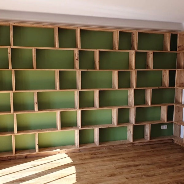 System shelving bookshelf room divider corner shelf Dvd- CD-shelf selectable in the depths approx. 21 cm or approx. 28 cm