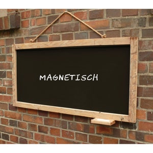 Magnetic board, chalk board, blackboard, school board, kitchen board, menu board, memo board, weatherproof, vintage, rustic, handmade, upcycling