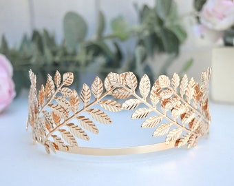 Grecian Style Gold Leaf Bridal Wedding Hair Band/Tiara/Crown/Hair Wreath