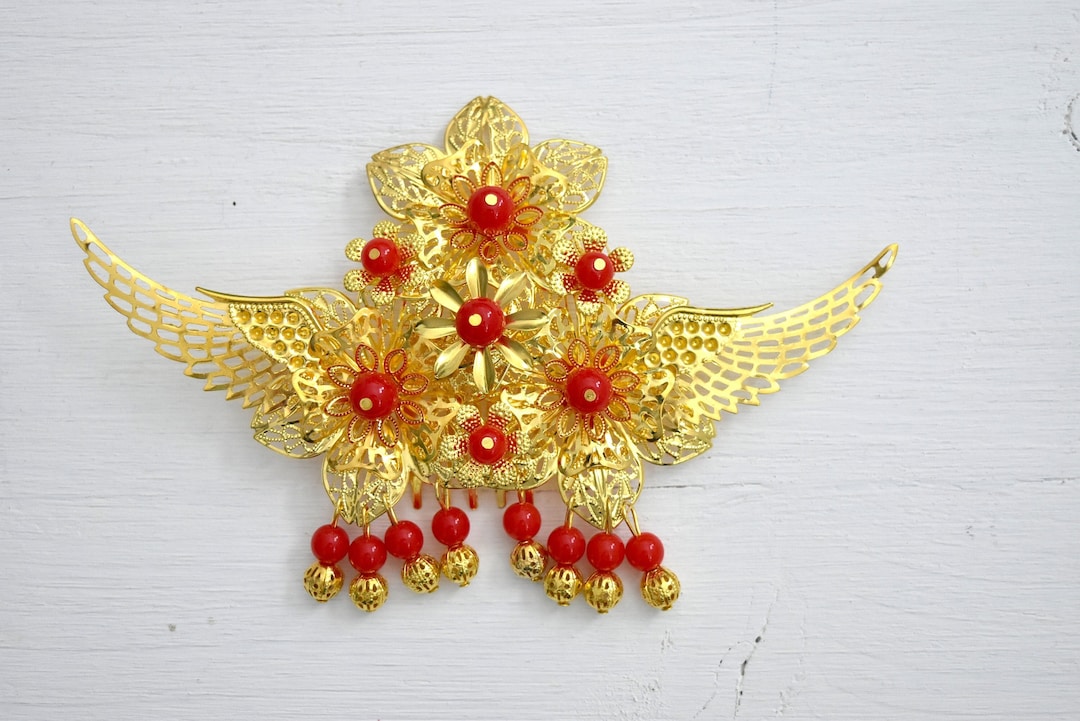 Flying with Wings Bridal Chinese Style Necklace