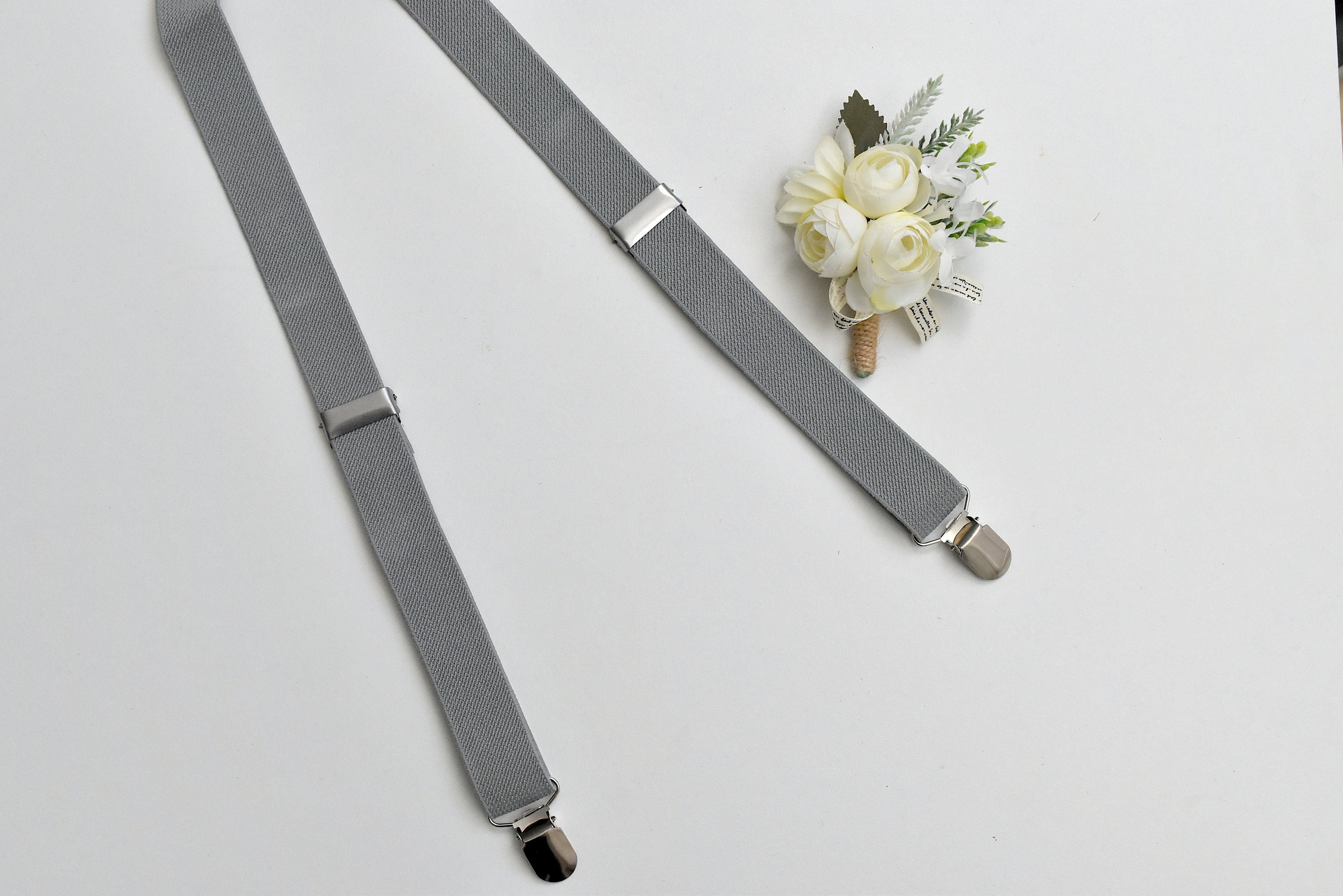 Page Boy Braces/suspenders for Wedding Navy / Grey Etsy UK