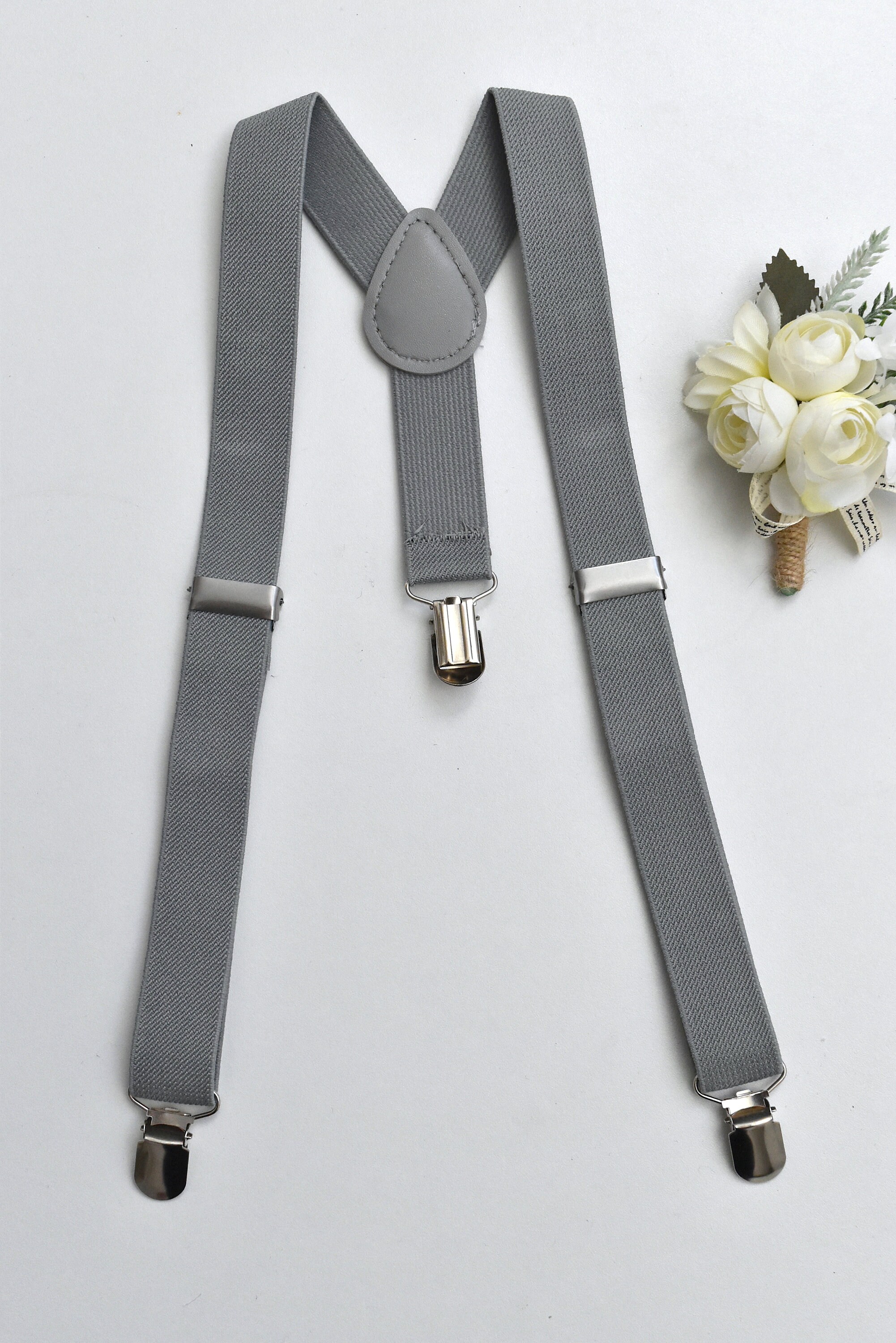 Page Boy Braces/suspenders for Wedding Navy / Grey Etsy UK