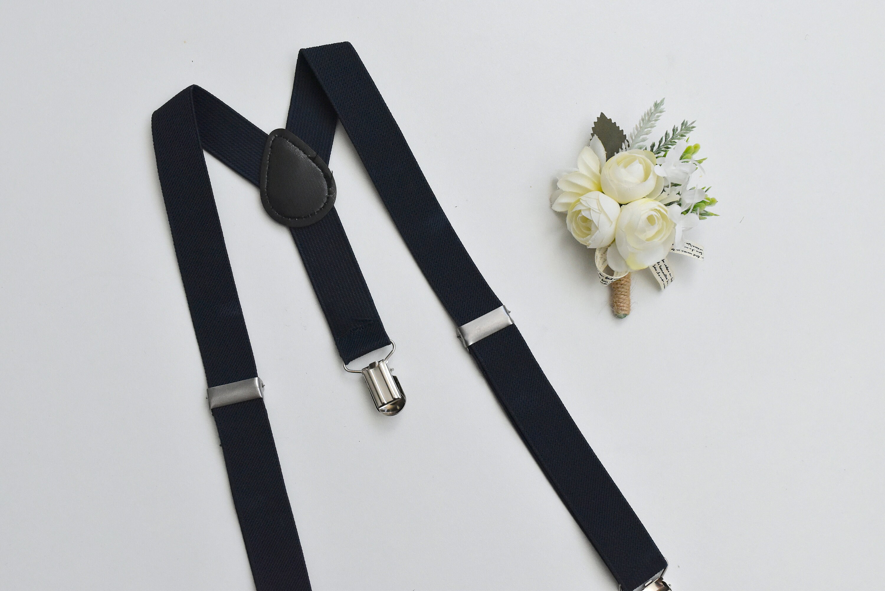 Page Boy Braces/suspenders for Wedding Navy / Grey Etsy UK